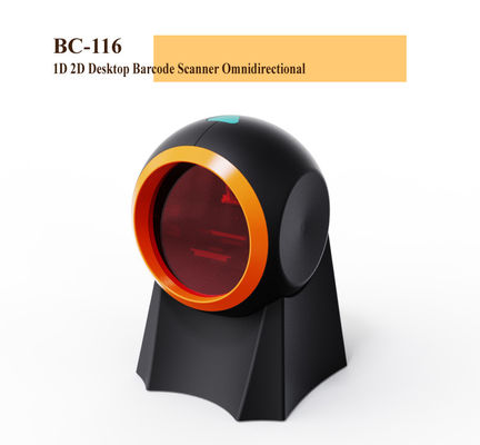 2D Omnidirecional Desktop Barcode Scanner Plataforma com fio para leitura rápida no supermercado