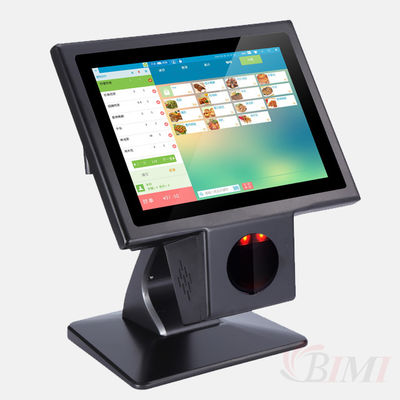 Supermercado Loja 10.1inch Touch Screen Checker com Barcode Scanner e 16G SSD
