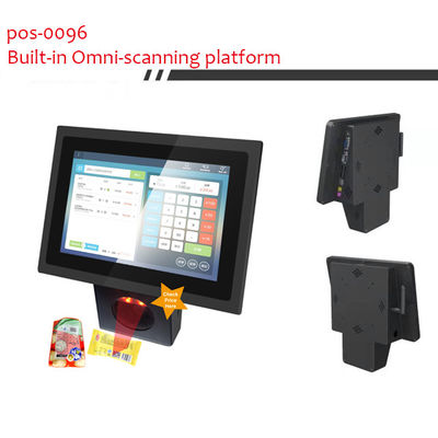 Supermercado Loja 10.1inch Touch Screen Checker com Barcode Scanner e 16G SSD
