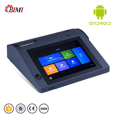 Capacidade de disco rígido 8G Bimi Caixa registradora eletrônica All in One POS com sistema Android