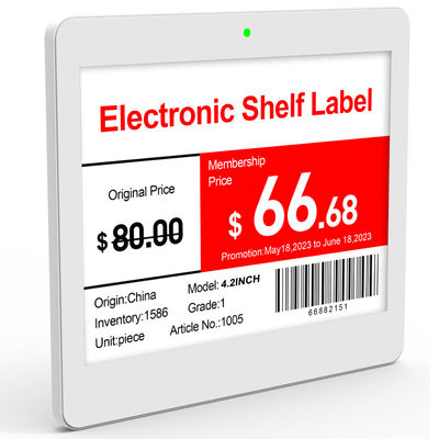 Bimi 4.9inch Digital E-paper Display Electronic Shelf Label para Supermercado Windows OS