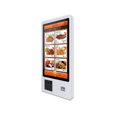 Bimi 32 polegadas Self-Serve Touch Screen Kiosk com impressora QR Barcode Scanner Parede montada