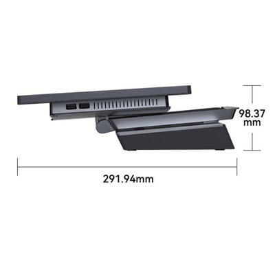 J1800/J1900/I3/I5 Sistemas POS de CPU com ecrã táctil dobrável e corpo de liga de alumínio