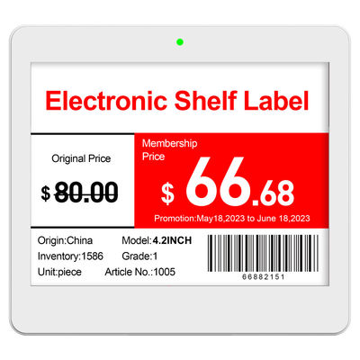 Supermercado Bimi E-ink Display Tag Windows OS Não toque Screen Electronic Shelf Label