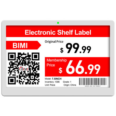 Supermercado Prateleira Eletrônica Etiqueta Eink E-paper de três cores Display Grátis SDK Incluído