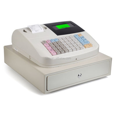 Impressora de recibos térmicos mini com ecrã LCD de 128 mm * 64 mm para supermercado e restaurante
