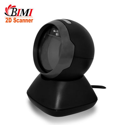 Advanced Wired Desktop Barcode Scanner 1D/2D Reader com 2M ABS PC com cabo reto