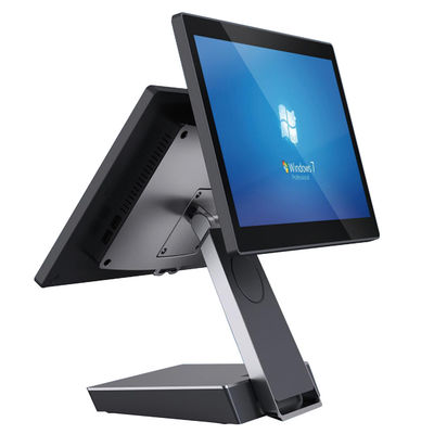 POS-0073 Sistema POS de terminal de retalho dobrável com ecrã externo de 15,6 polegadas