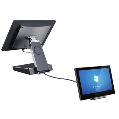 POS-0073 Sistema POS de terminal de retalho dobrável com ecrã externo de 15,6 polegadas