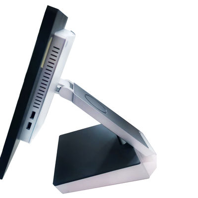 POS-0073 Sistema POS de terminal de retalho dobrável com ecrã externo de 15,6 polegadas
