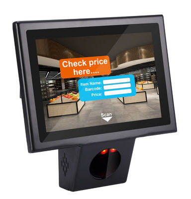 Kiosco de auto-verificação de 10,1 polegadas Android OS POE para supermercado certificado ROHS