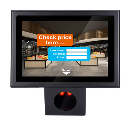Kiosco de auto-verificação de 10,1 polegadas Android OS POE para supermercado certificado ROHS