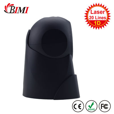 Portátil 1D Wired desktop Barcode Scanner com 20 linha Leitor de código de barras laser