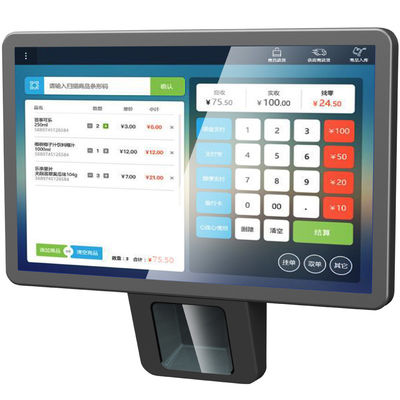 Supermercado Produtos Barcode Scanner e Reader Bimi 10,1 polegadas Android 7.1 POS Touch Screen