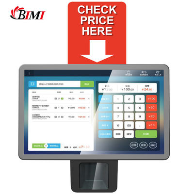 Supermercado Produtos Barcode Scanner e Reader Bimi 10,1 polegadas Android 7.1 POS Touch Screen
