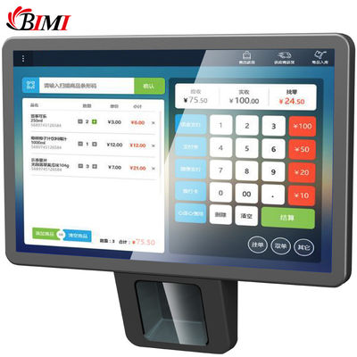 POS Android Touch Capacitivo Com Scanner Laser Integrado Para Caixa do Supermercado