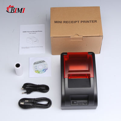 TP-58H Impressora térmica de recibos de 2 polegadas de 58 mm com papel e cor preta