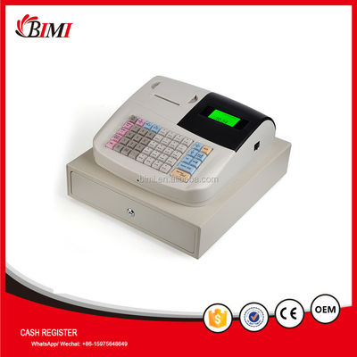 Mini caixa registradora automática com CPU PLUS 6000 e tela de 128 mm * 64 mm