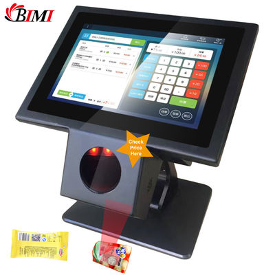 Supermercado Loja 10.1 polegadas Android 7.1 Sistema SSD 8G Touch Screen POS com Barcode Scanner Bimi
