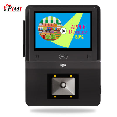 Sistema de verificação de supermercado com tela Android de 5 polegadas e scanner 1D/2D embutido