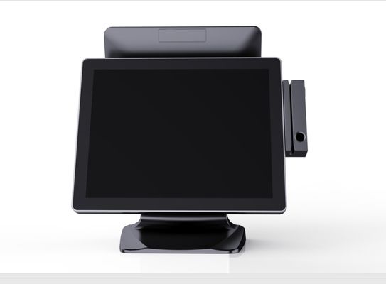 TPV EPOS 15 polegadas caixa registrador com 128G SSD e touch screen em suportes de alumínio