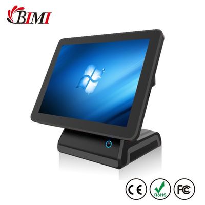 VFD Customer Display Terminal POS de 15 polegadas com impressora de 80 mm e PC i5 All-in-One