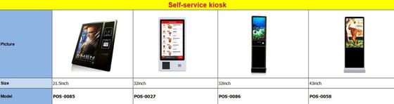 15 polegadas POS Para Restaurantes Lojas de Roupas Lojas de Livros Branco/Negro J1800/J1900/I5 CPU