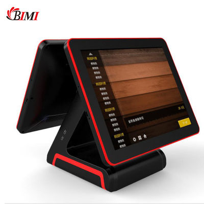 Transações B2B com sistema POS de 15 polegadas com tela e display duplo de toque
