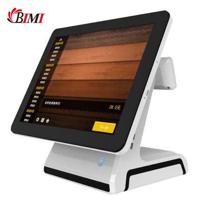 Sistema operacional Windows All in One POS Terminal com tela sensível ao toque de 15 polegadas