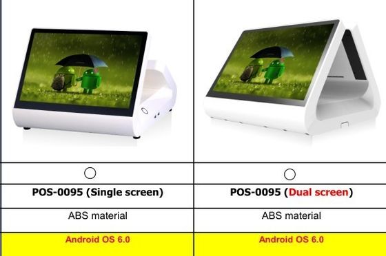 Sistemas POS Windows/Android de 12 polegadas com tela LED8 e capacidade SSD de 32 GB a 256 GB