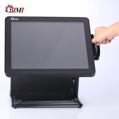 Aumente o seu negócio com o Bimi 15 Inch Touch Screen POS Terminal e J1800 Dual Core CPU