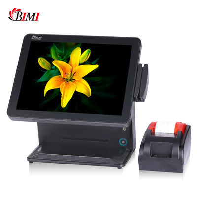 Aumente o seu negócio com o Bimi 15 Inch Touch Screen POS Terminal e J1800 Dual Core CPU